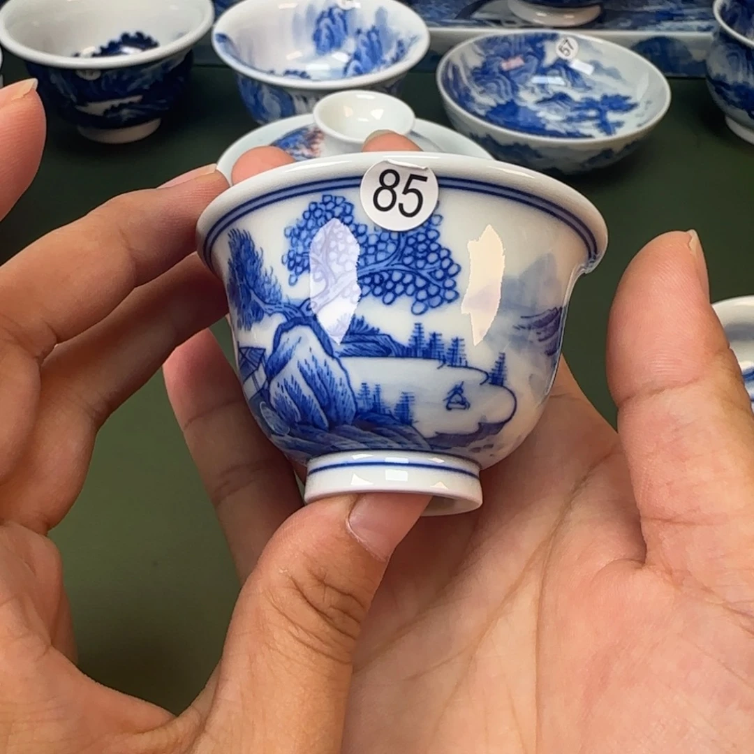 木木景德镇纯手工纯手绘茶具85