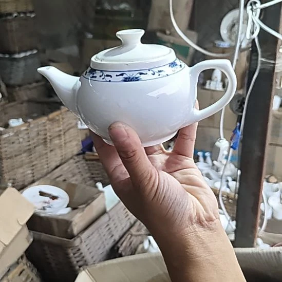 库存微瑕多孔茶壶一个