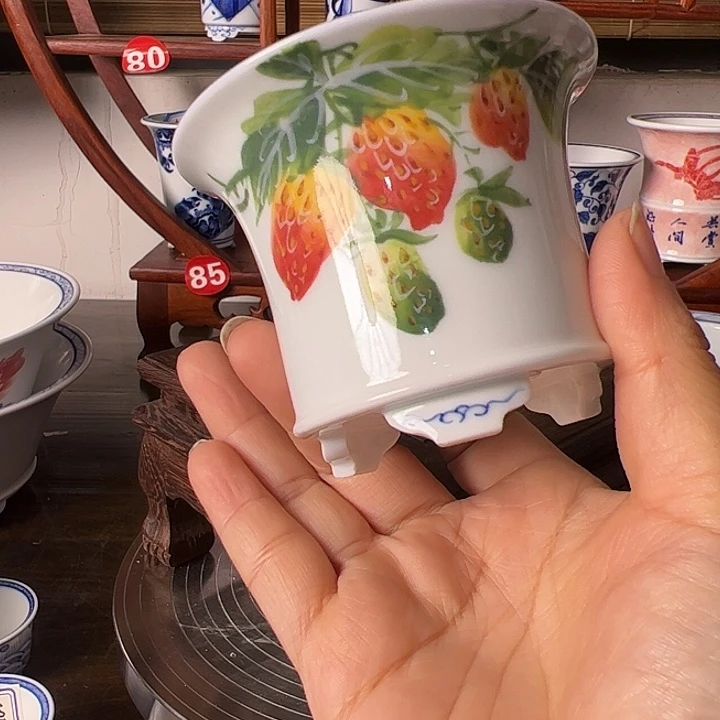墨奈手绘手工花盆