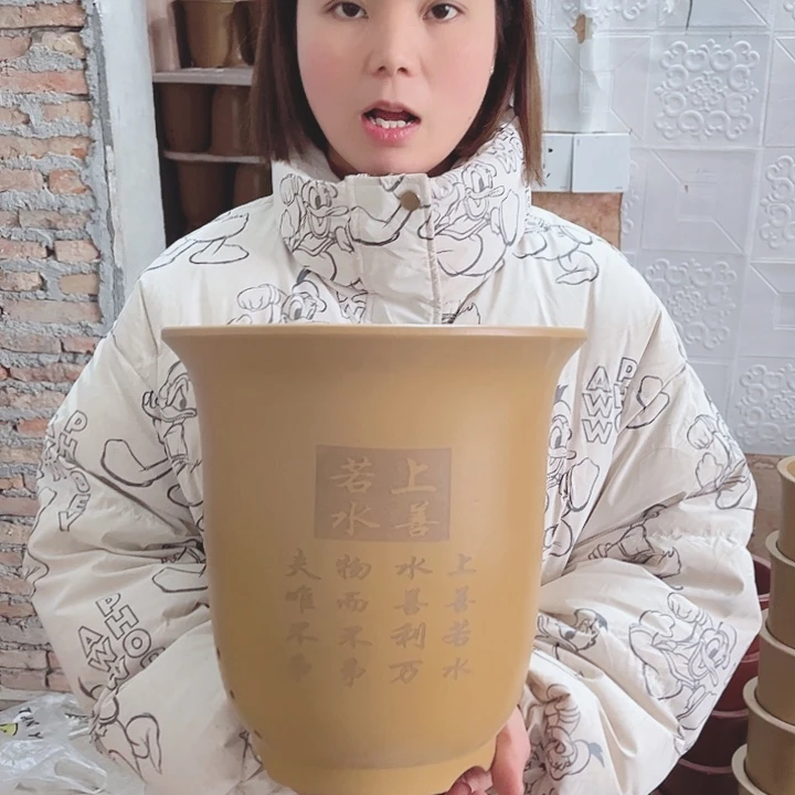 紫砂花盆宜兴紫砂花盆