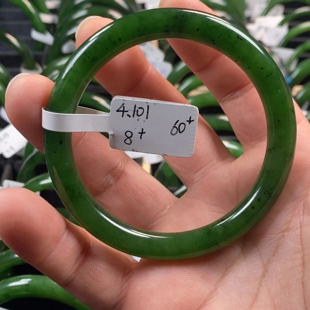 和田玉（碧玉）未镶嵌手镯59