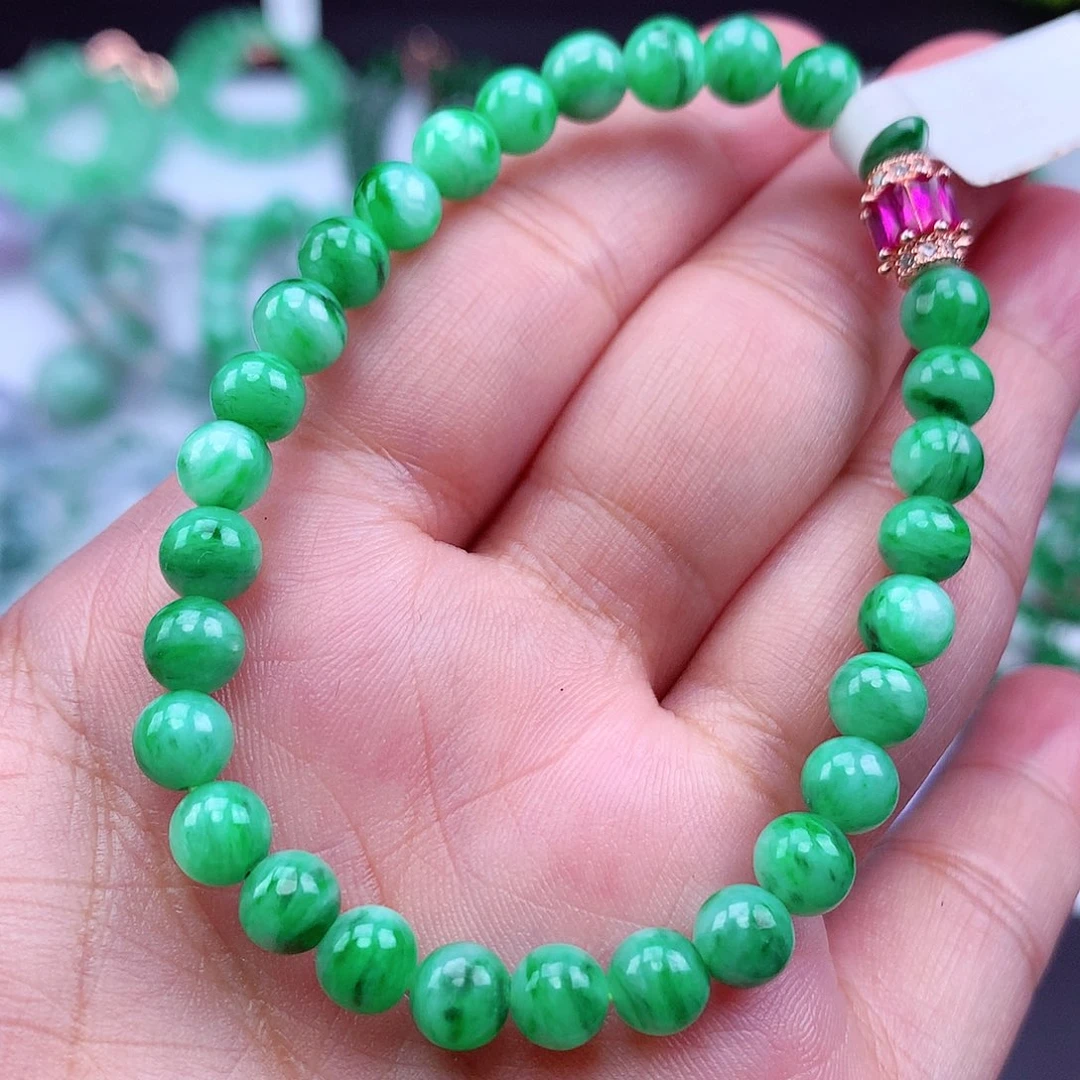 未镶嵌手链翡翠手串
