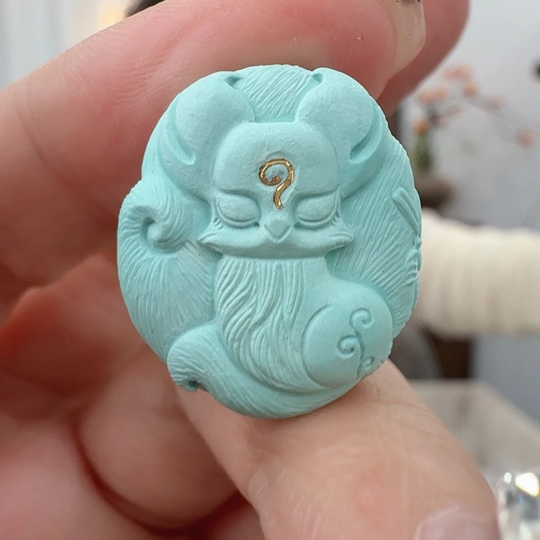 绿松石未镶嵌珠宝半成品