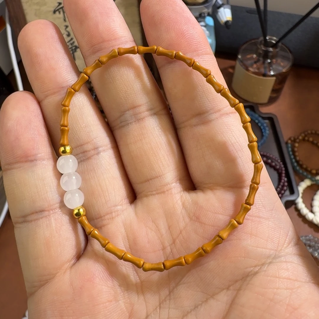 橄榄核手串/手链核尖竹节