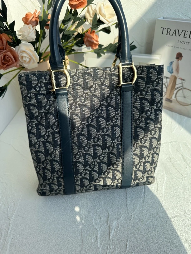 95新 DIOR/迪奥 dior蓝花托特手提包/sk829
