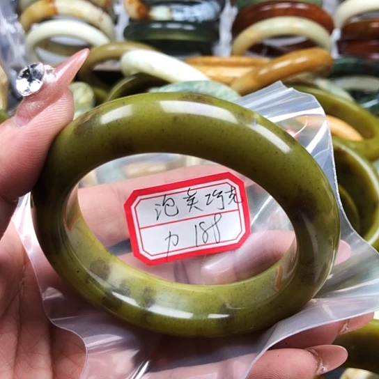 蛇纹石玉手镯未镶嵌?****?