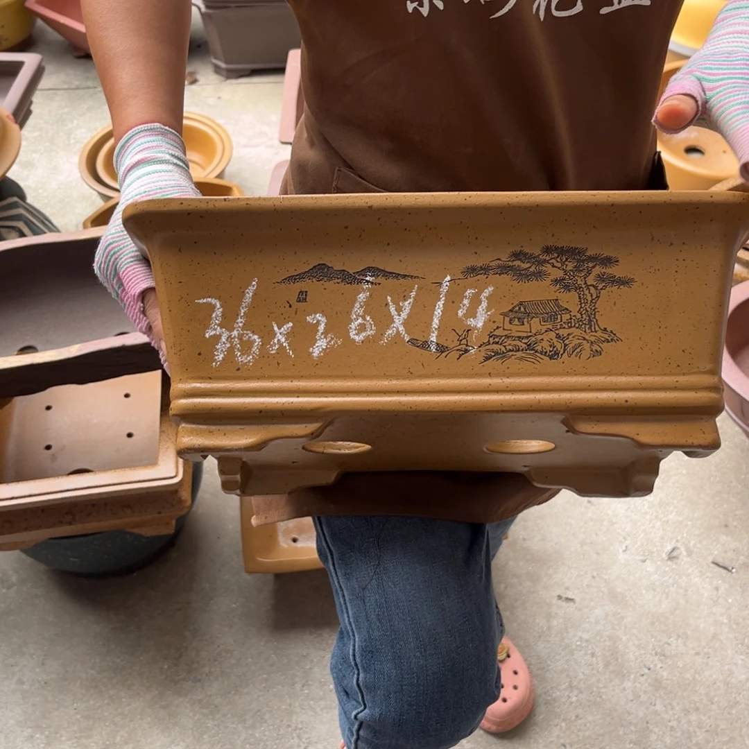 紫砂花盆盆景艺术