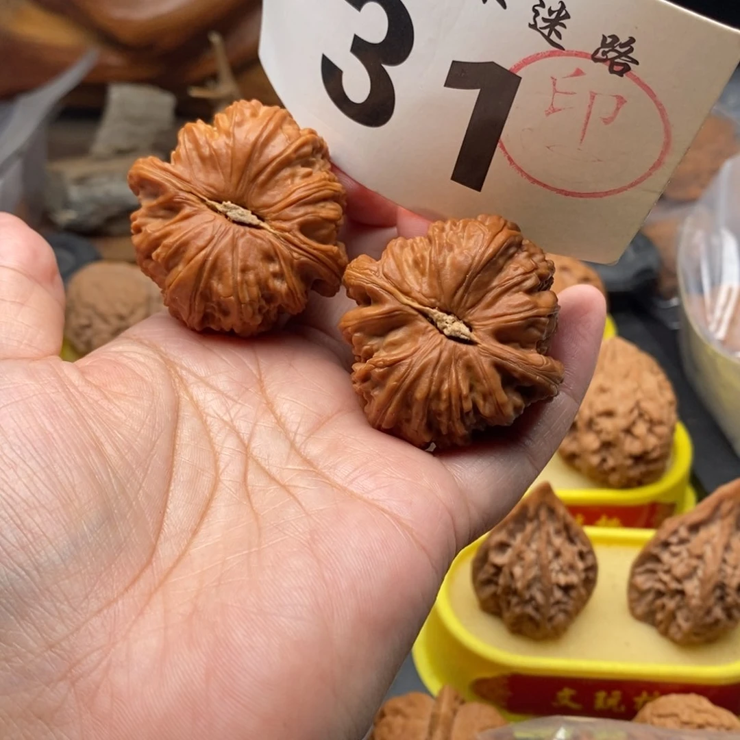 把件文玩核桃43➕白狮子卡姿兰大眼睛