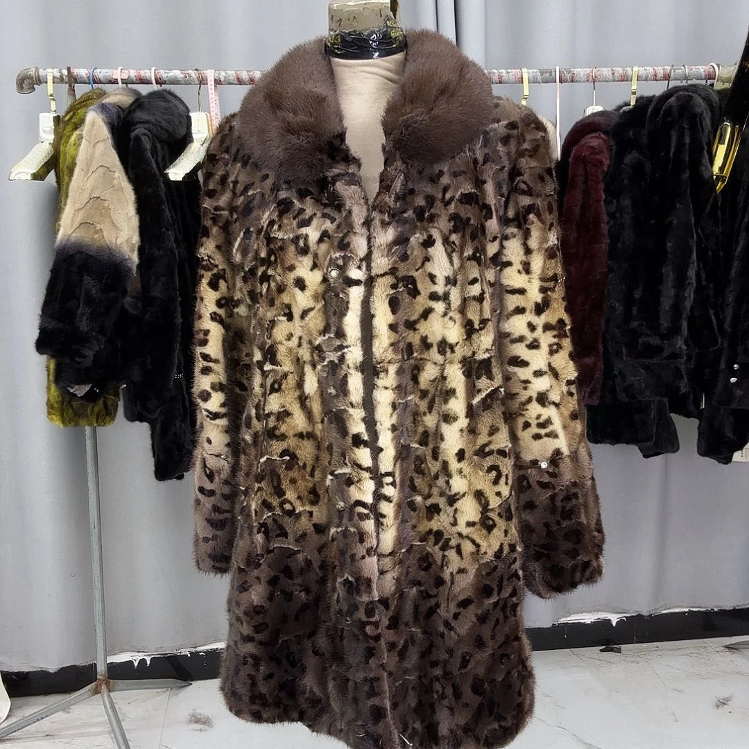 水貂拼貂真皮真毛