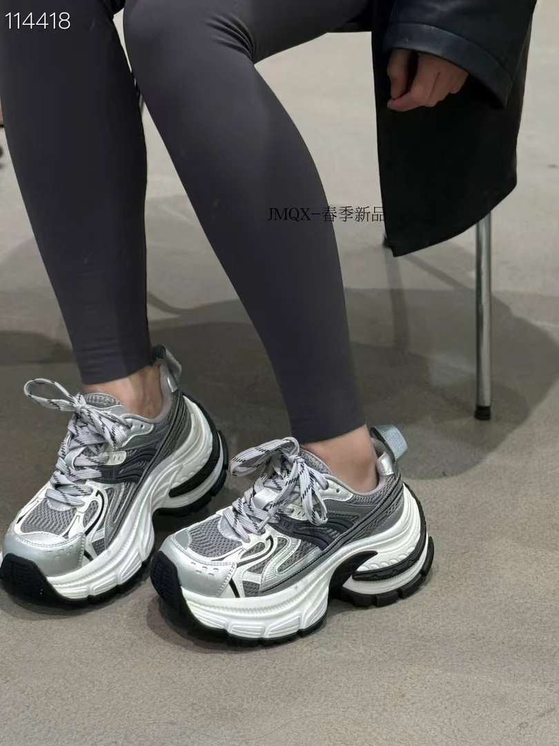 C14 2024年新款厚底真皮休闲鞋阿甘鞋老爹鞋2511W20