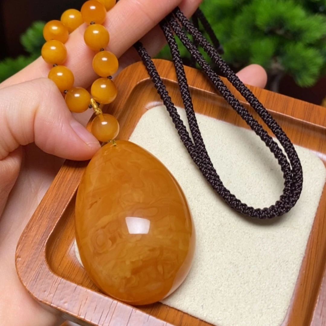 【闪购商品】蜜蜡颈饰未镶嵌项链