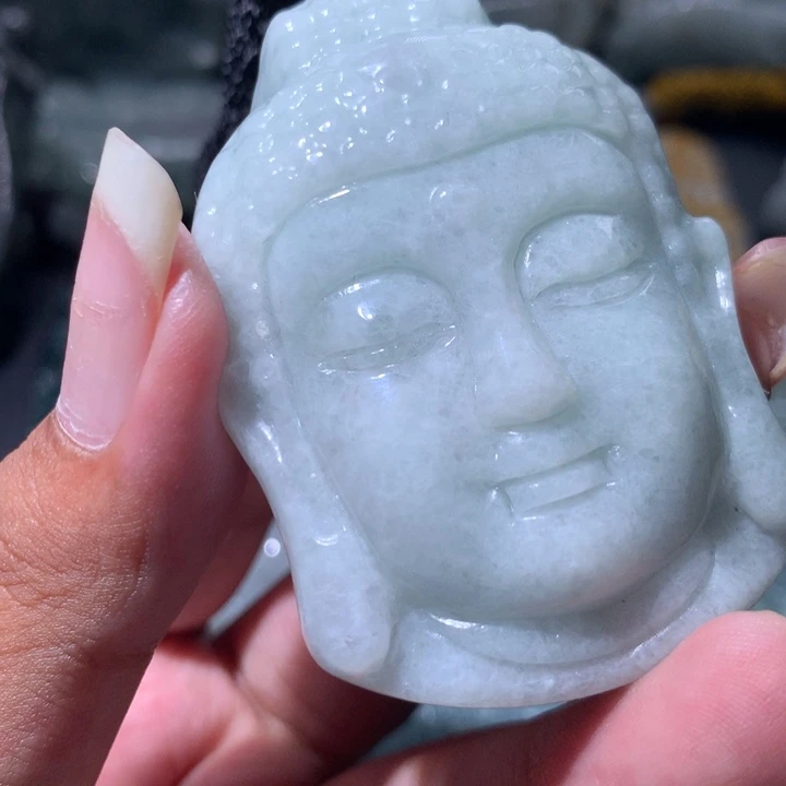 翡翠未镶嵌颈饰保真天然a货翡翠