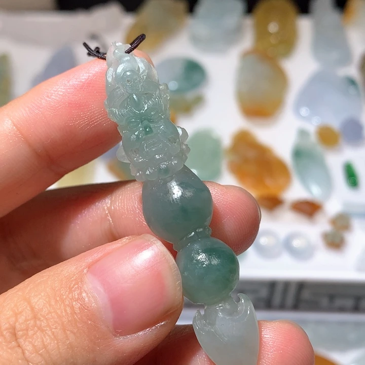 未镶嵌定制翡翠降魔杵