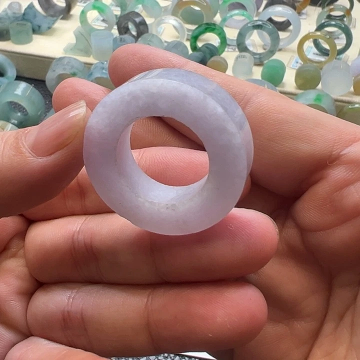 定制翡翠未镶嵌翡翠戒指20-33