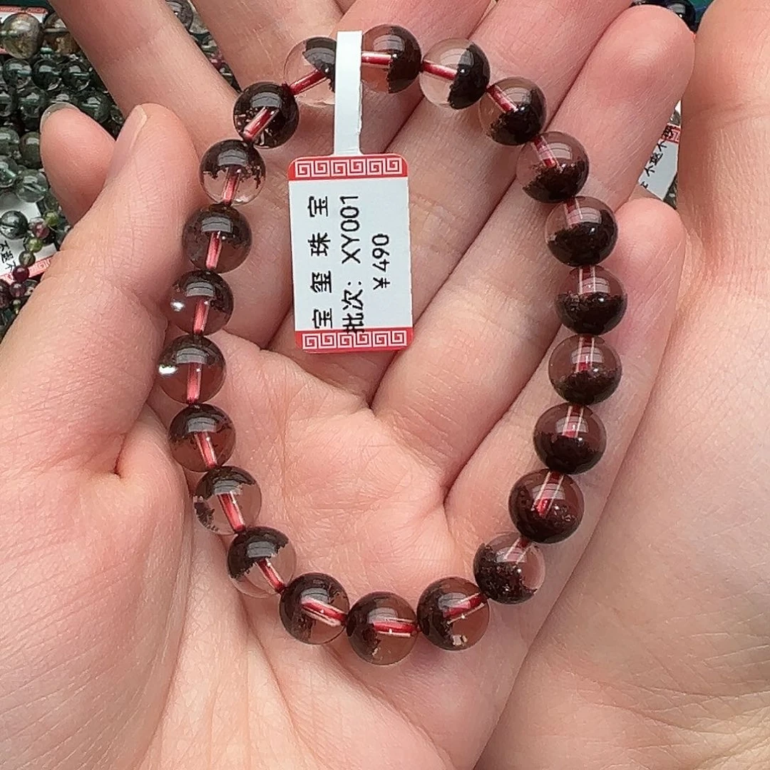 水晶手串未镶嵌红幽灵