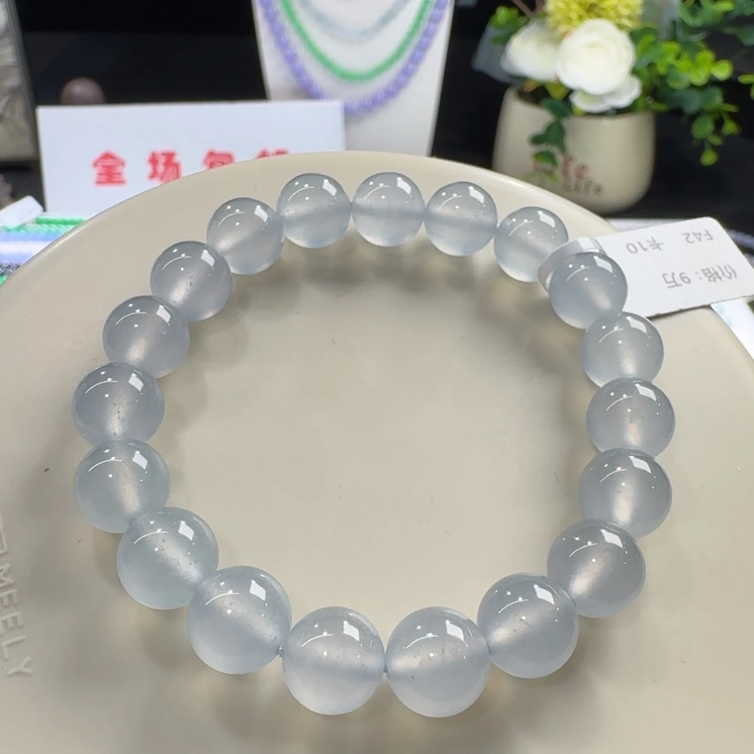 未镶嵌手串翡翠木纳至胶至纯蓝钢卡10