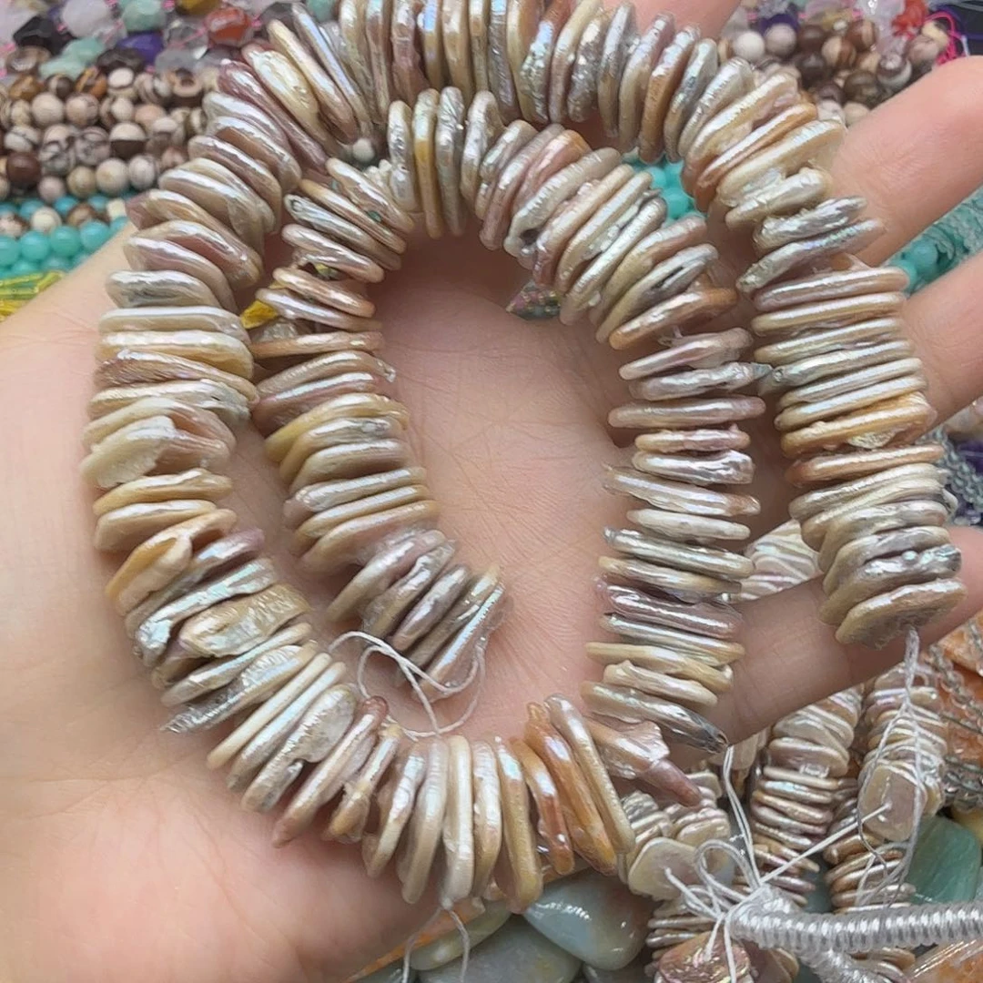 水晶未镶嵌珠宝半成品卡16×3巴洛克方片一条（拍二发一）