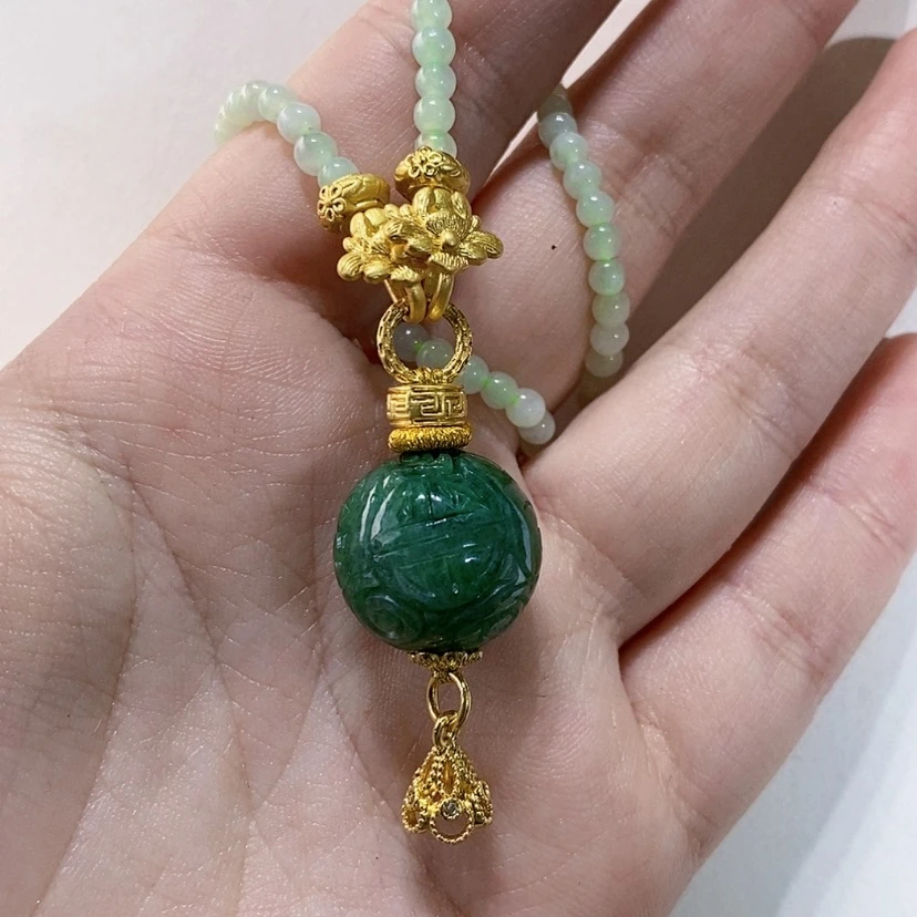 【闪购商品】翡翠未镶嵌颈饰C*?吊坠