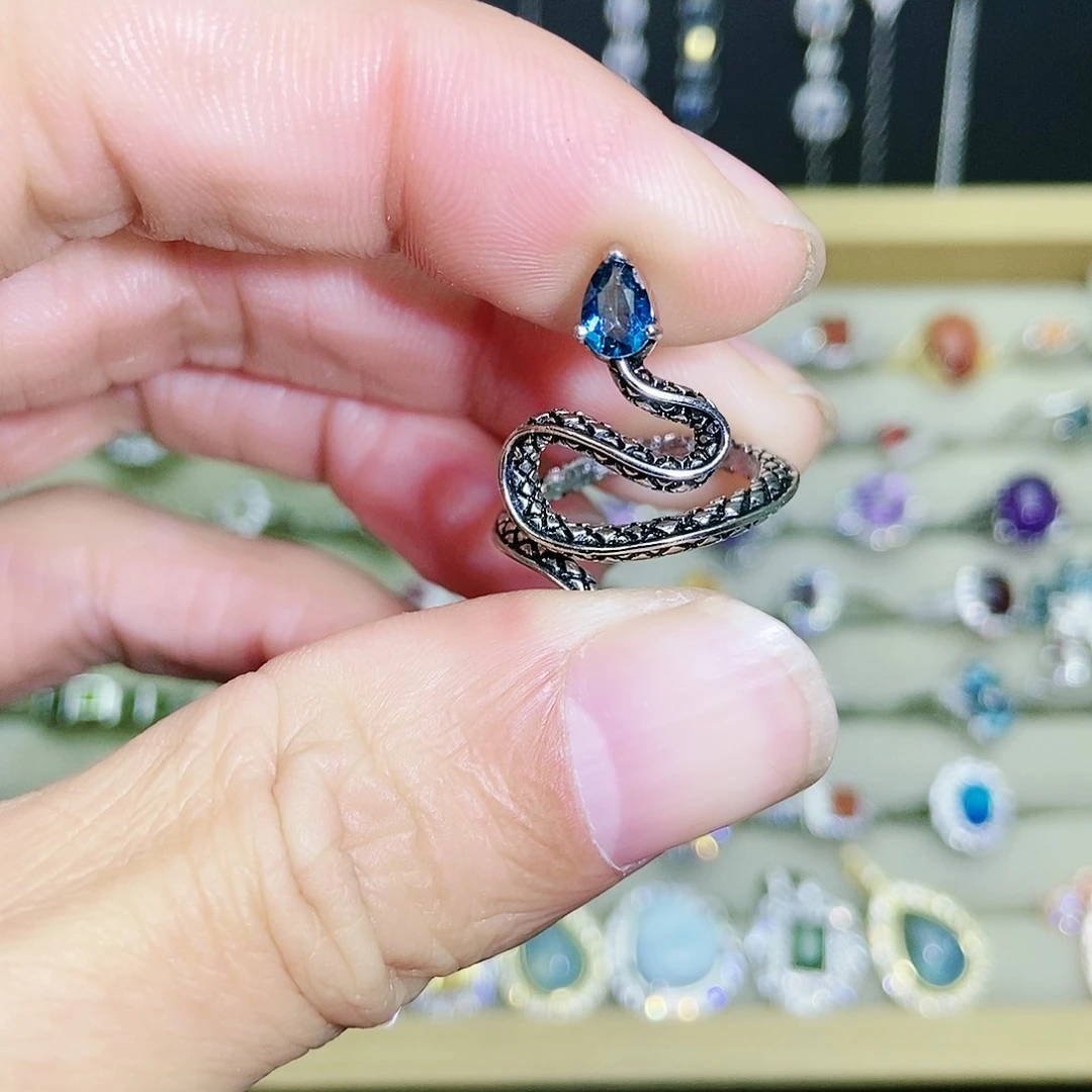 【闪购商品】未镶嵌戒指托帕石