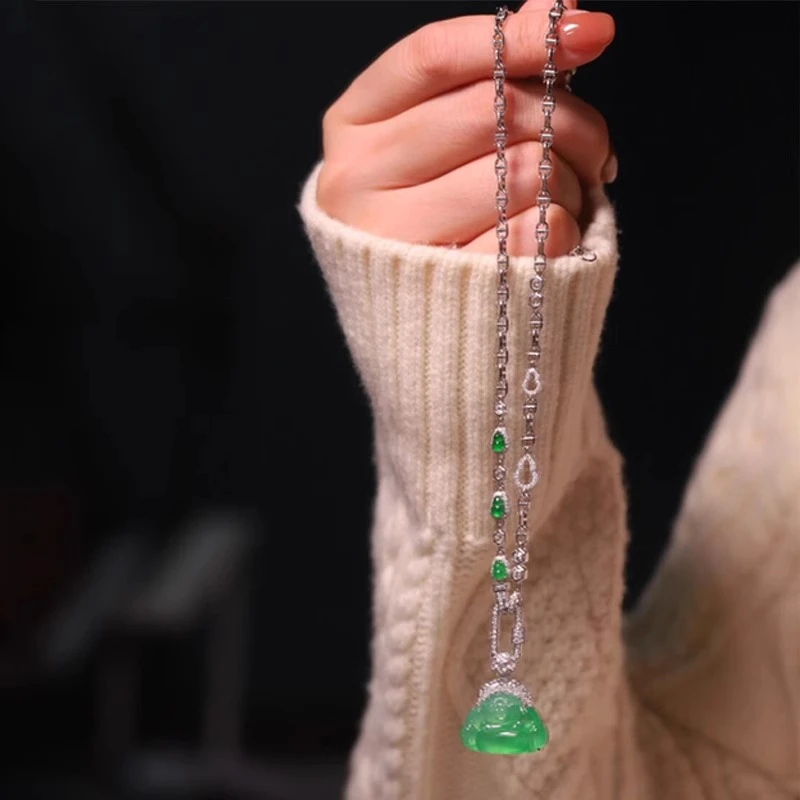 DIY新款万能链素链链子白金色项链吊坠扣头配项链百搭时尚高级