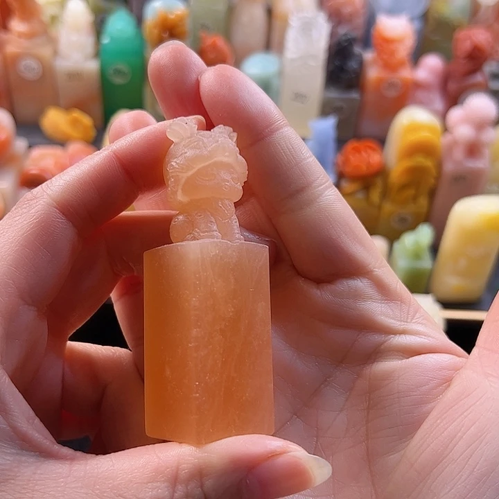 昌化石印石手工定制2厘米，鹿，包刻字