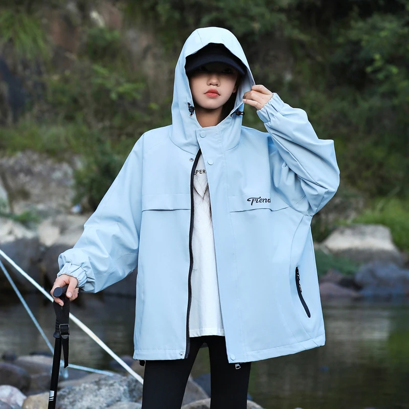 女童冲锋衣外套春秋款2025新款洋气儿童秋装洋气时髦防水风衣夹克