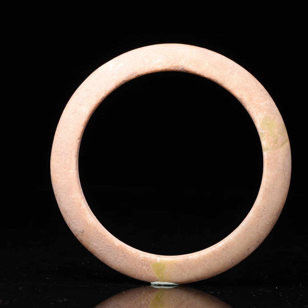 明代和田玉素玉环