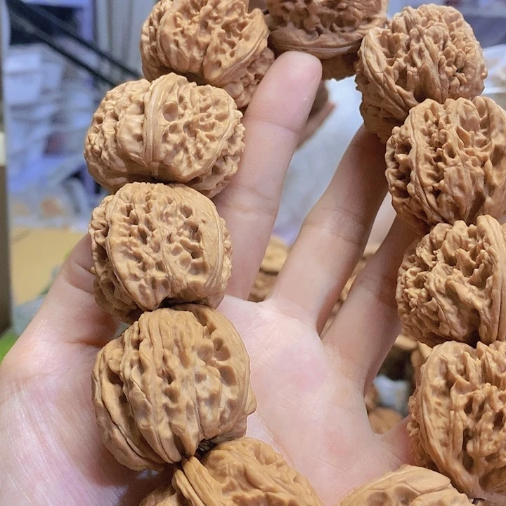 【闪购商品】文玩核桃把件35龙须谷手持