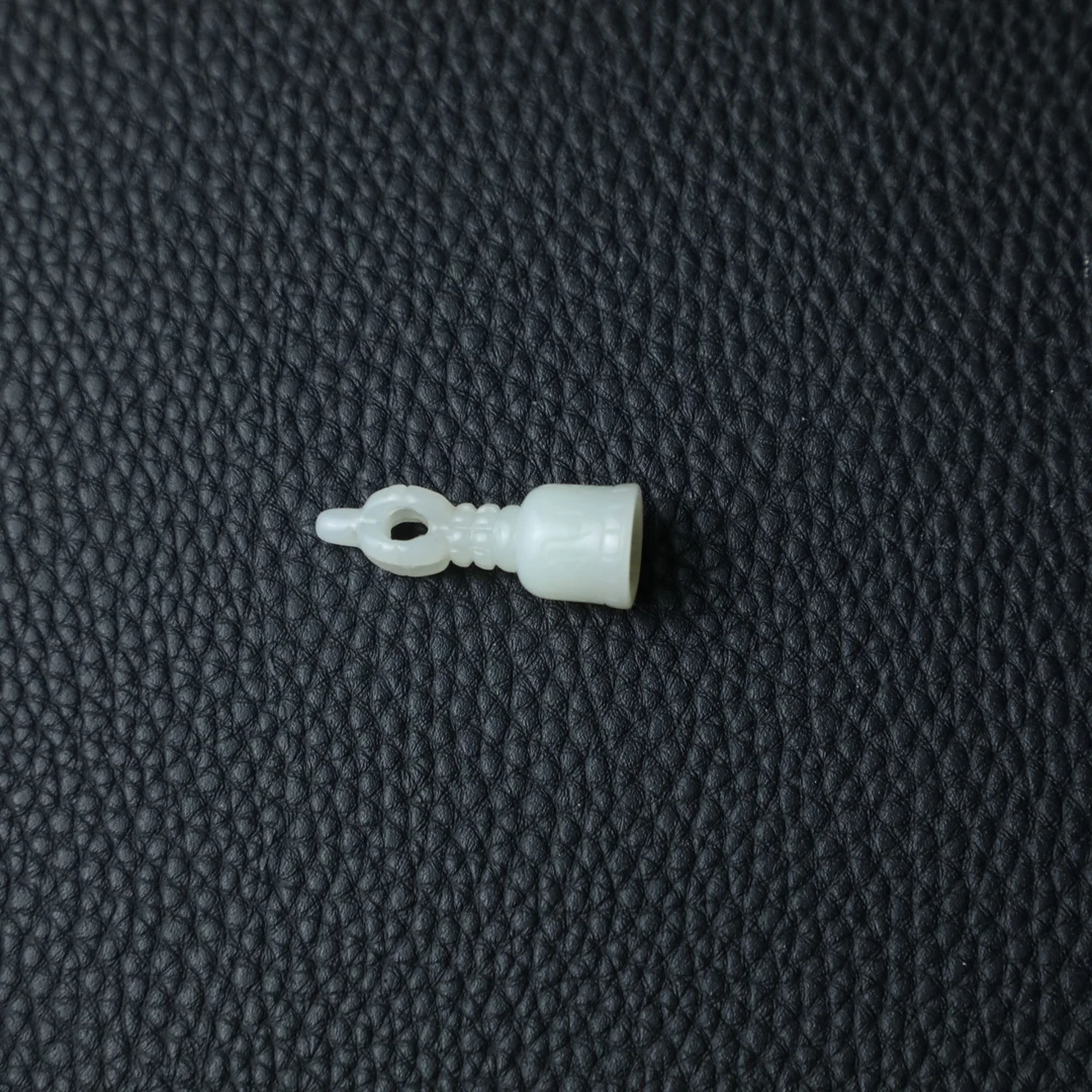 TCWWA07787清晚和田白玉金刚铃吊坠