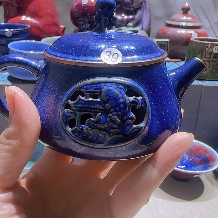 碗钧瓷茶壶精品展示