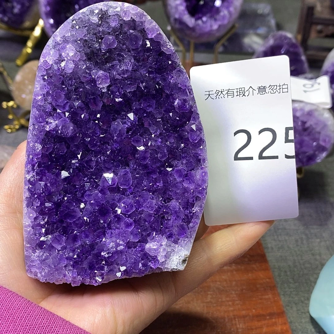 珠宝半成品未镶嵌紫晶