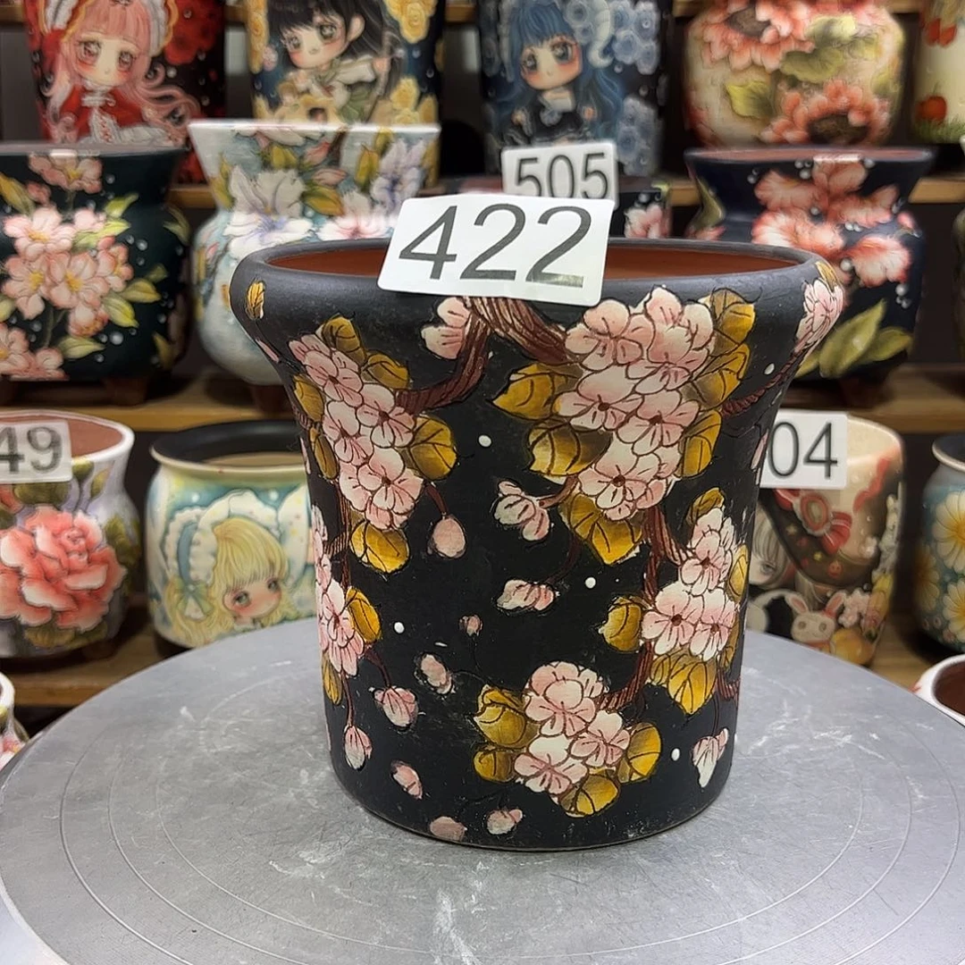 景德镇炫彩手绘口14.5高15.5