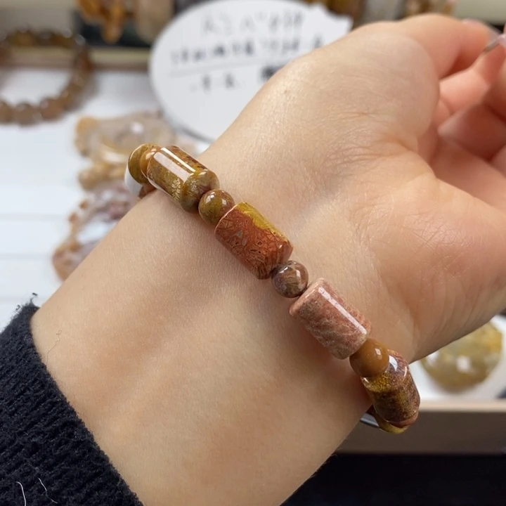 硅化玉手串未镶嵌62号链接