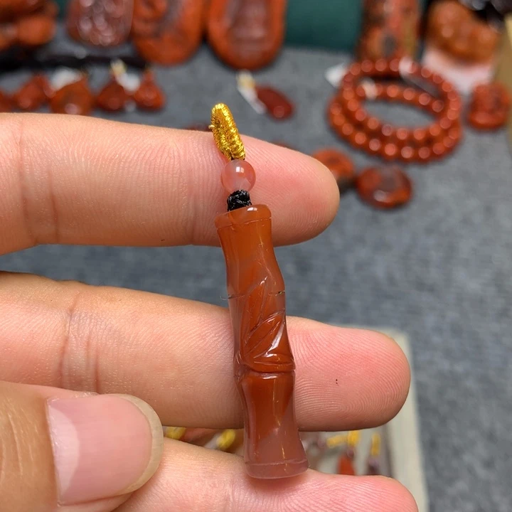 吊坠(不含链)未镶嵌南红玛瑙