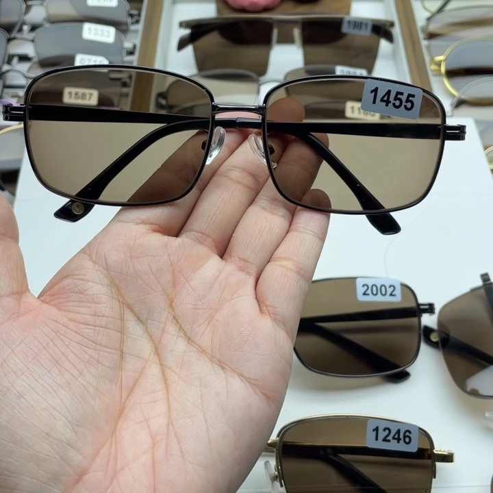 茶水晶全框眼镜 1455