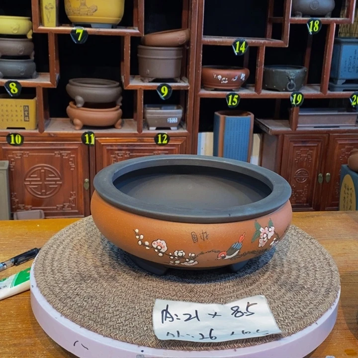 紫砂花盆紫砂花盆