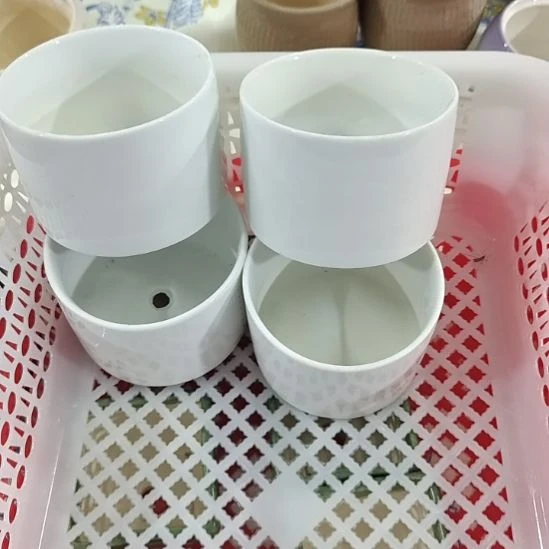 微瑕陶瓷花盆满12包邮