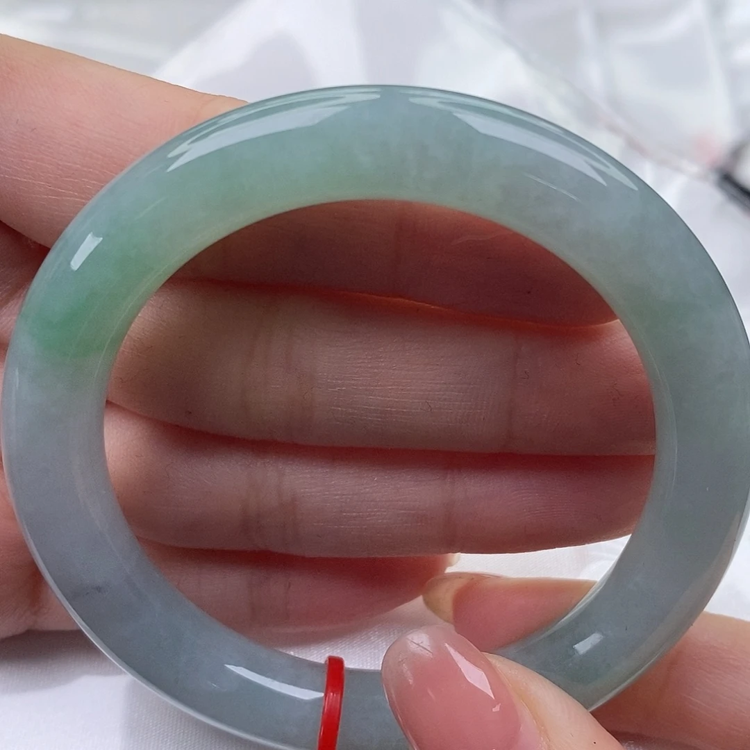 翡翠未镶嵌手镯缅甸天然A货翡翠 52