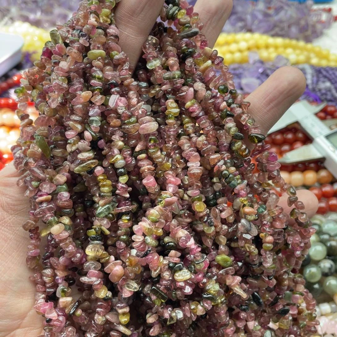 玛瑙/玉髓珠宝半成品未镶嵌一条装碧玺碎石随行