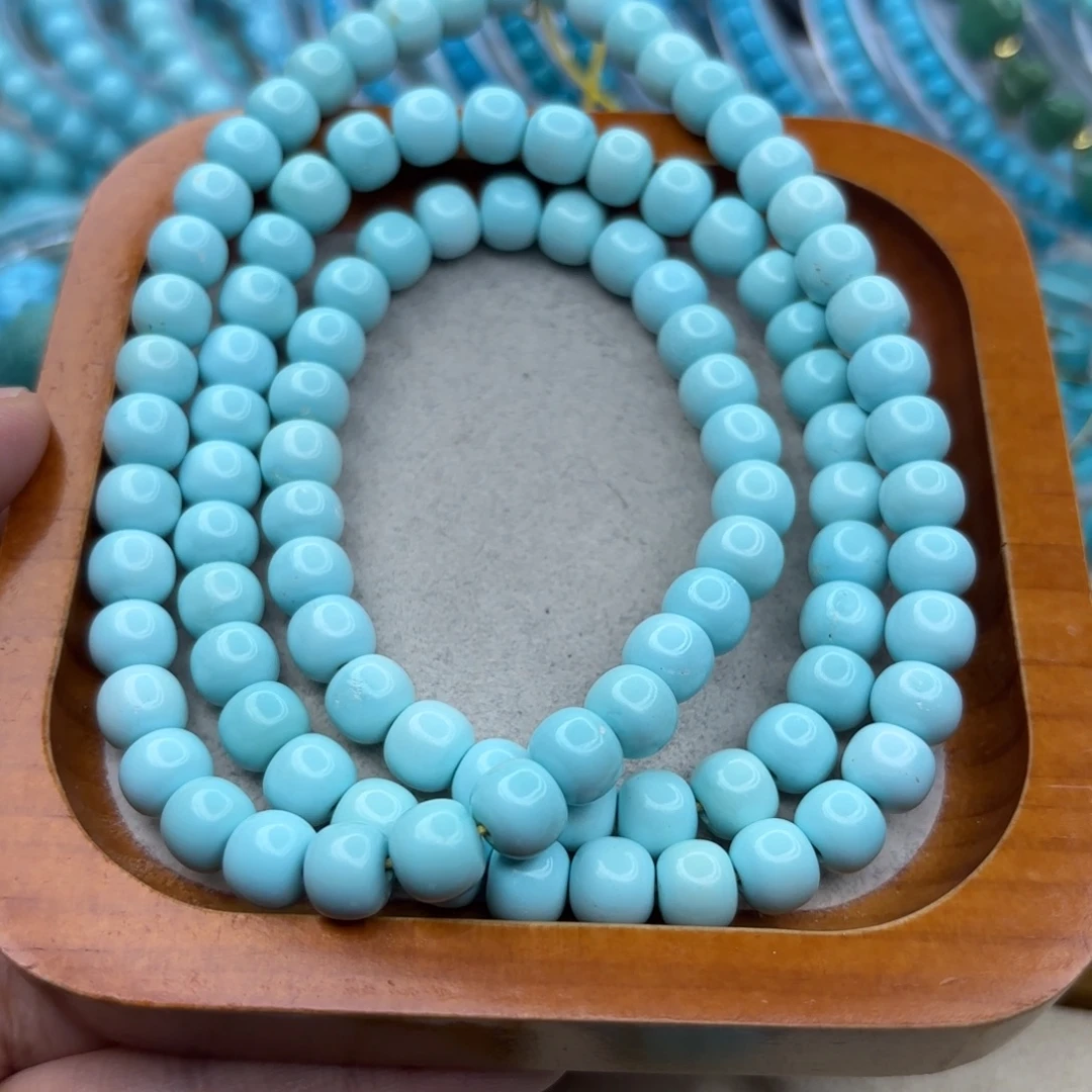 静***心绿松石未镶嵌手链