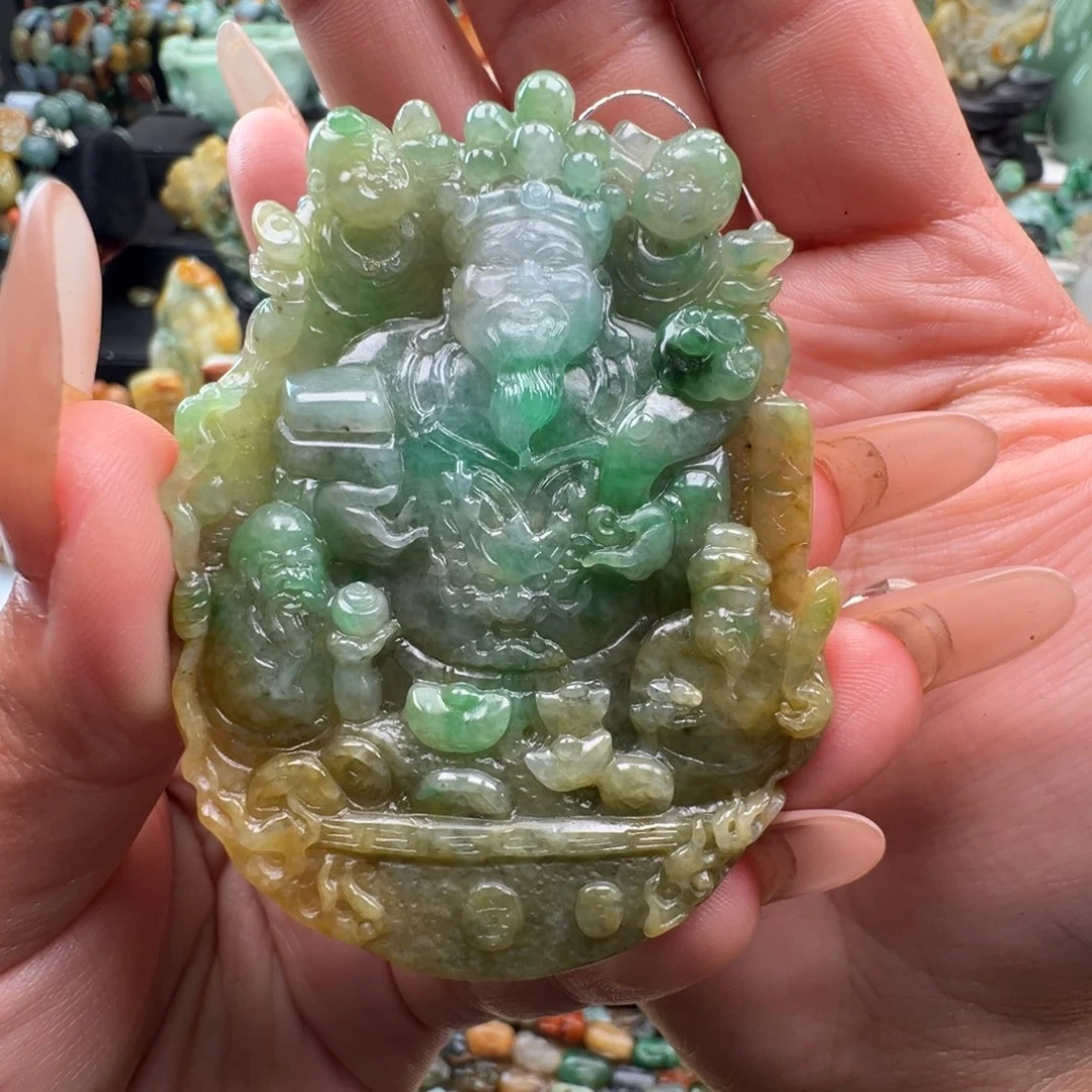 未镶嵌挂件翡翠天然缅甸