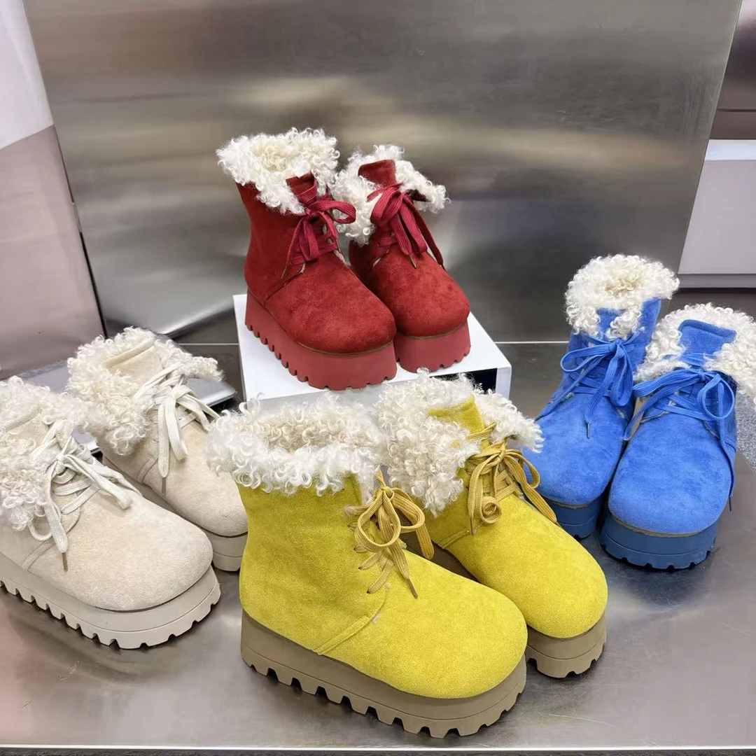 0689-88新款糖果色爆款软底多种穿法洋气雪地棉