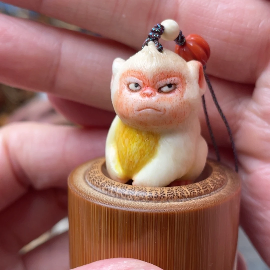 木方颜竹木艺术吊坠