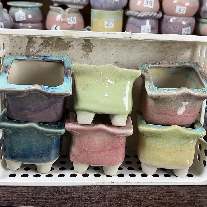 红陶量货/口5-7.5高深浅搭配发6个