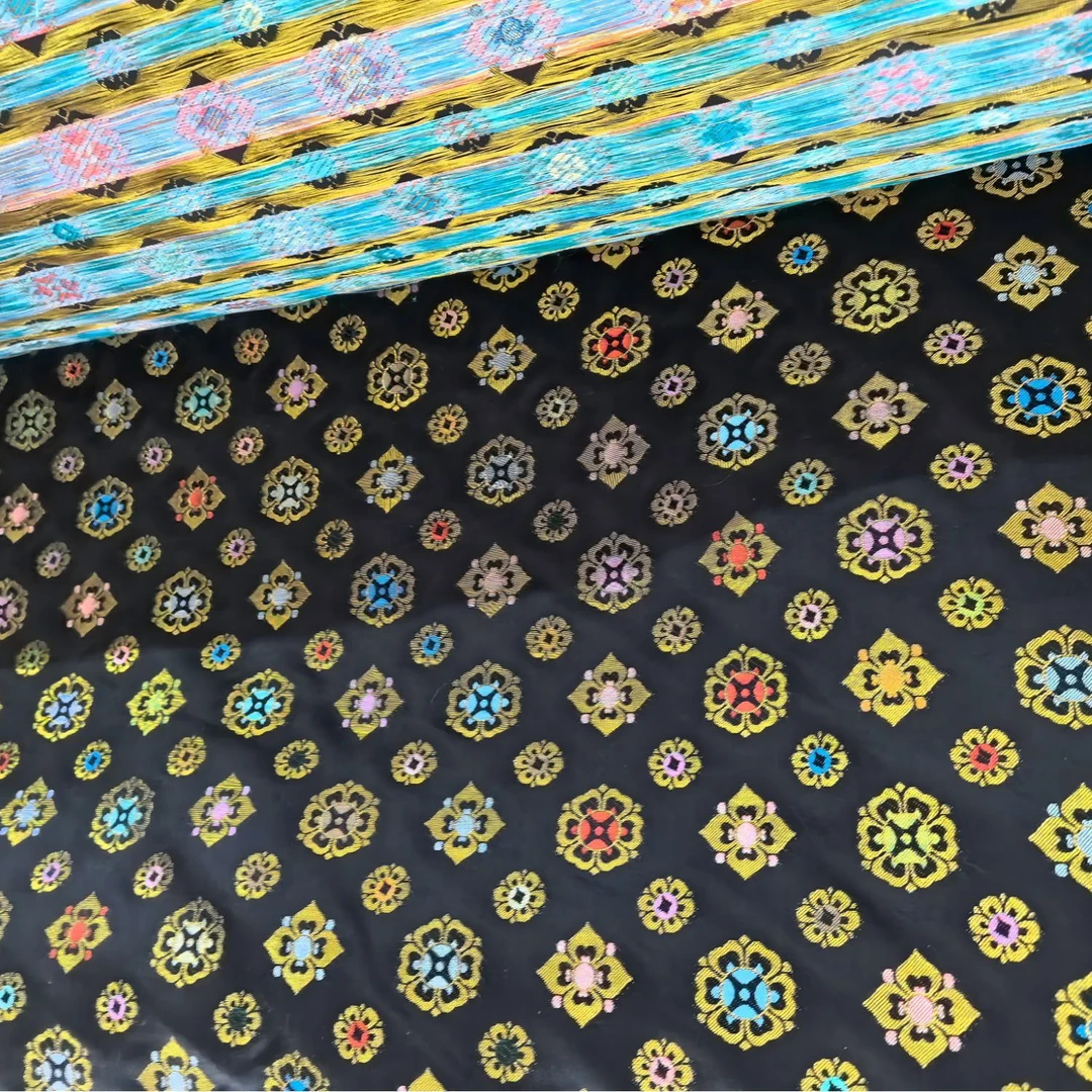 【楚娇】百分百桑蚕丝56-小宝相真丝云锦