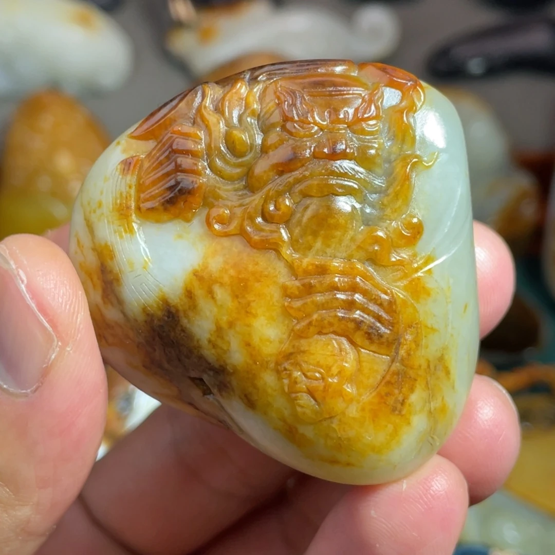 和田玉未镶嵌吊坠(不含链)