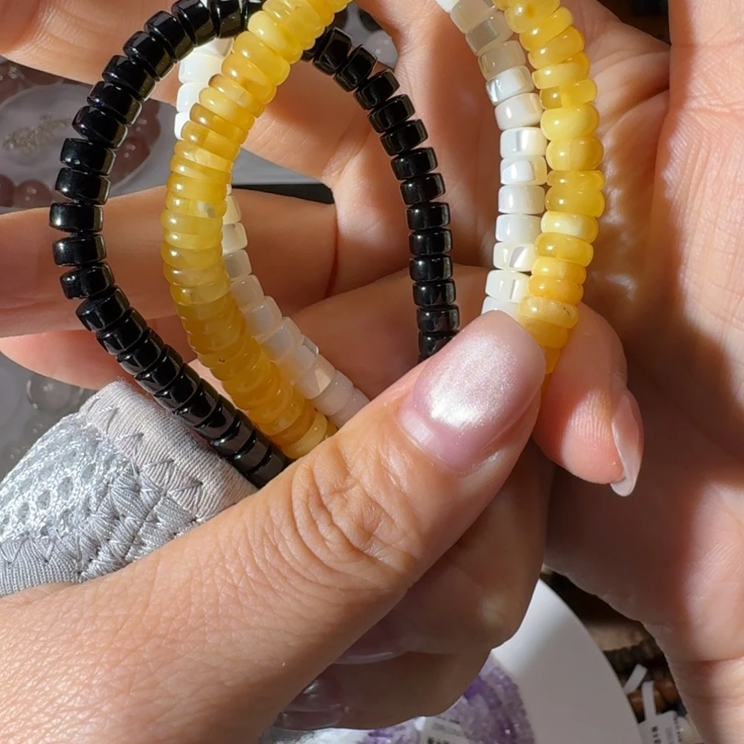 译***万蜜蜡未镶嵌手串2份三条一起160