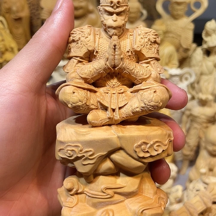 黄杨木黄杨木坐禅悟空