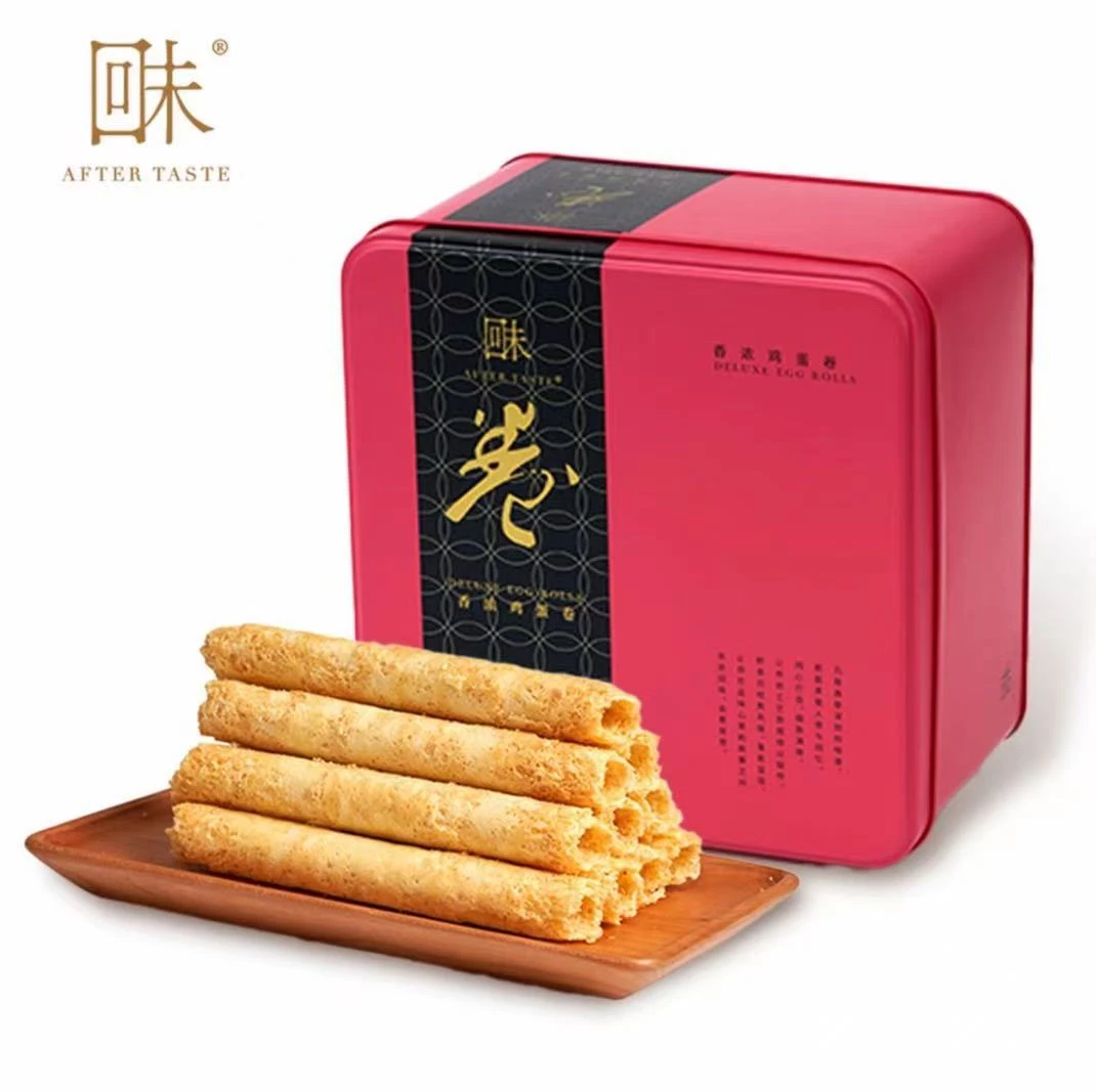 【配料干净】香港名牌回未香浓原味鸡蛋卷礼盒454g