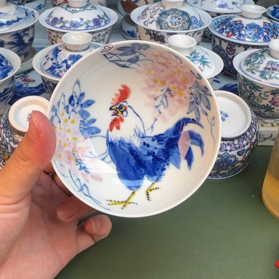 彦祖纯手工手绘茶具102